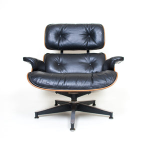 SOLD 1971 Herman Miller Eames Lounge Chair & Ottoman Rosewood 670 671