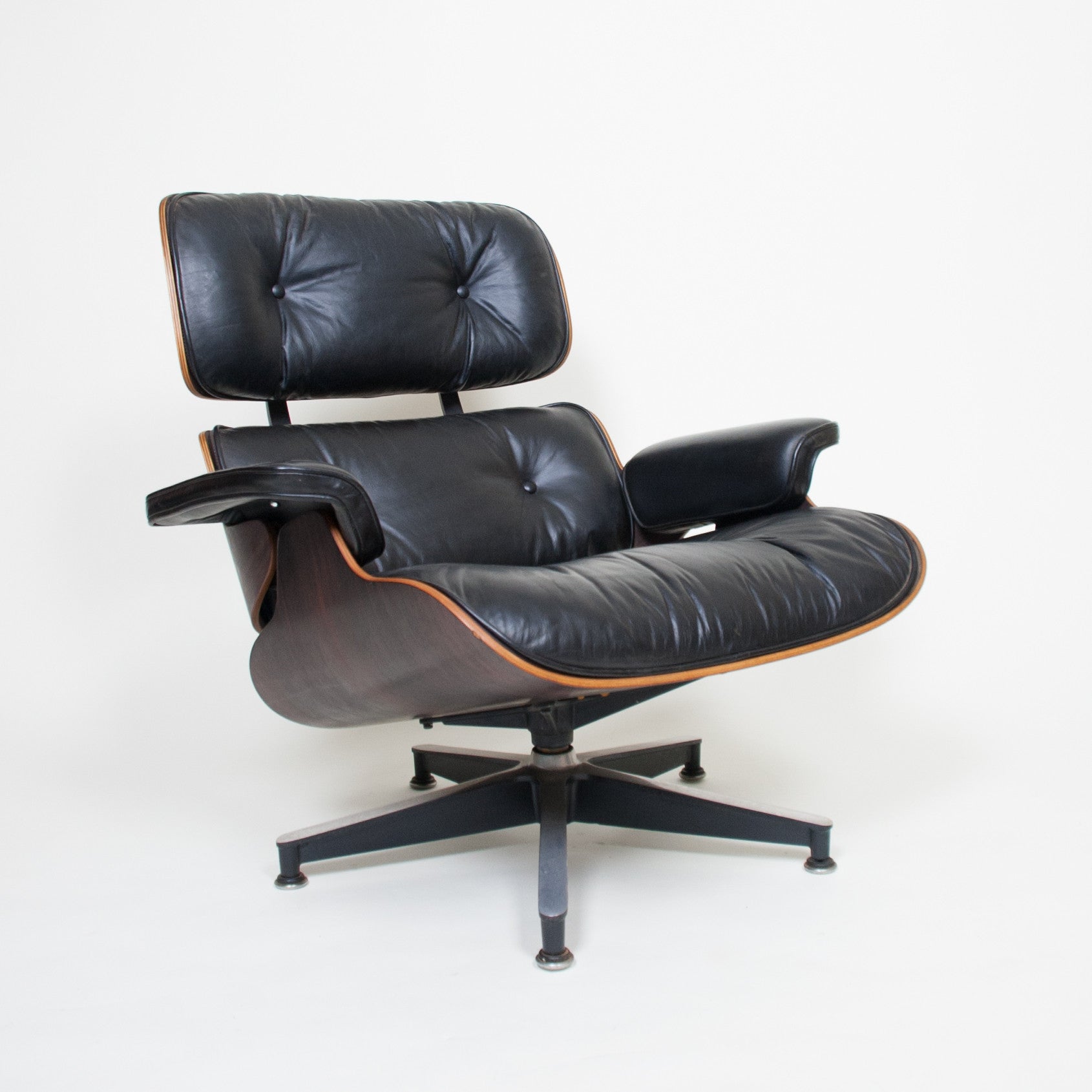 SOLD 1970's Herman Miller Eames Lounge Chair & Ottoman Rosewood 670 671