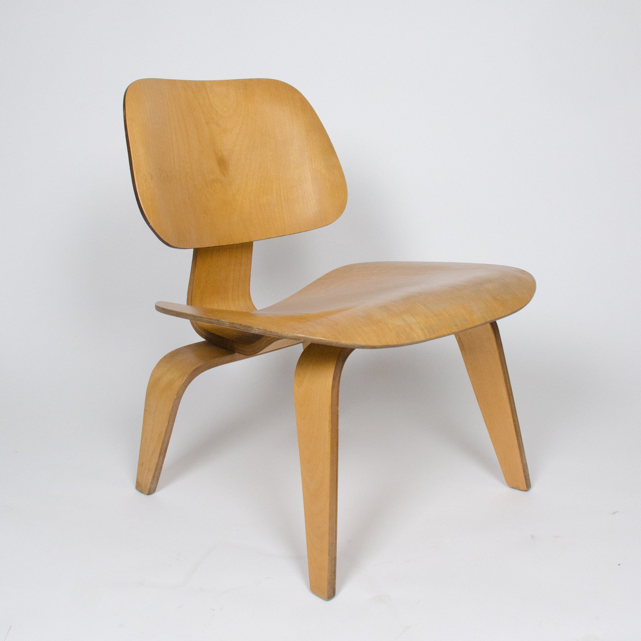 SOLD Eames Herman Miller 1951 LCW Plywood Lounge Chair Original Calico Ash Mint!