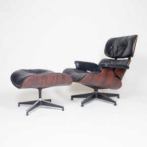 SOLD 1960's Herman Miller Eames Lounge Chair & Ottoman Rosewood 670 671