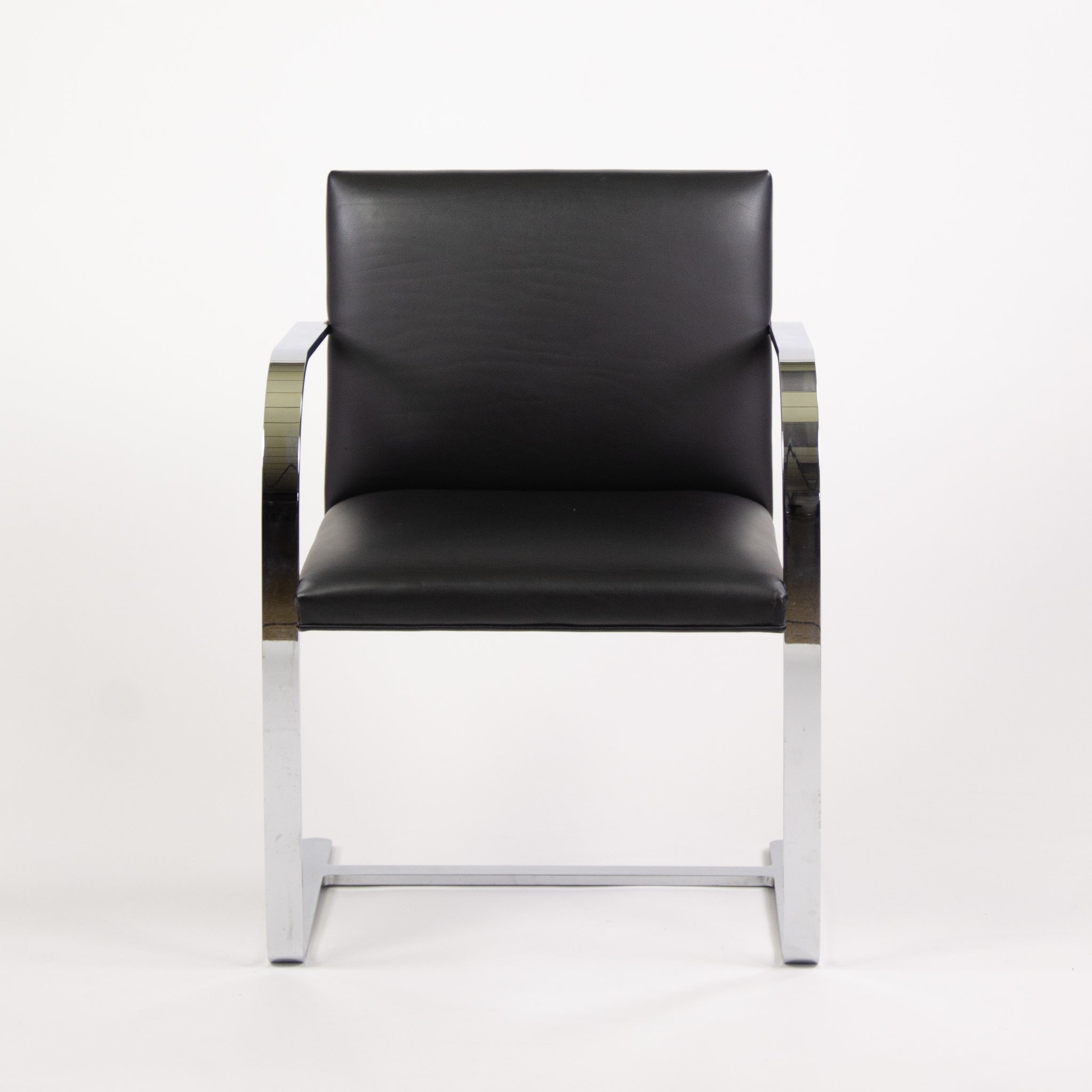 SOLD Knoll Mies Van Der Rohe Brno Chairs Black Leather Sets Available 2000s MINT