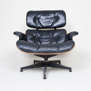 SOLD 1960's Herman Miller Eames Lounge Chair & Ottoman Rosewood 670 671