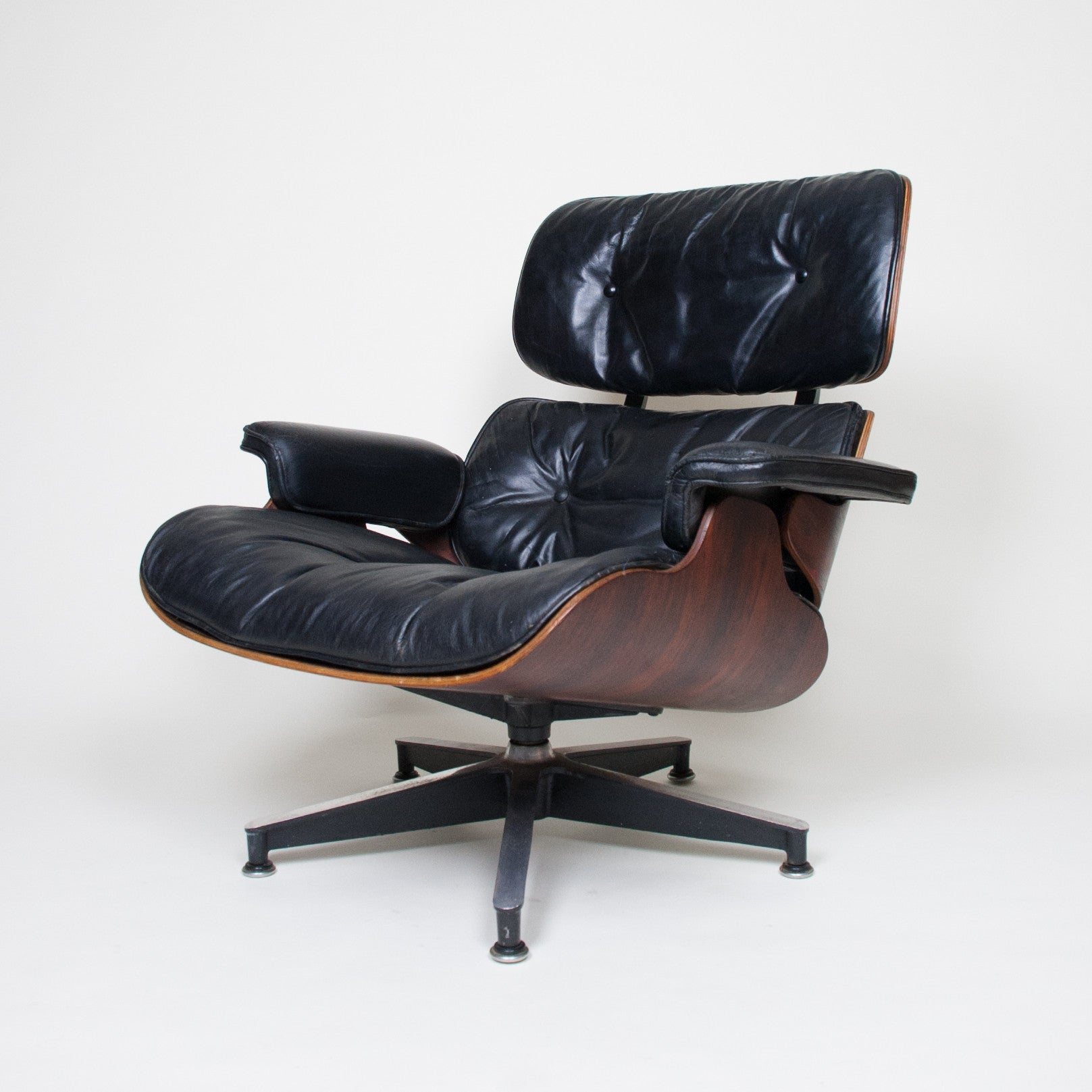 SOLD 1960's Herman Miller Eames Lounge Chair & Ottoman Rosewood 670 671