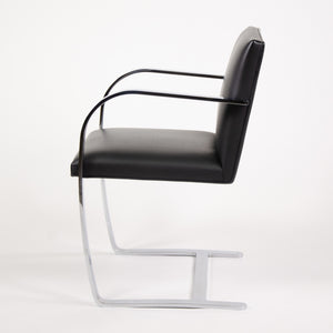 SOLD Knoll Mies Van Der Rohe Brno Chairs Black Leather Sets Available 2000s MINT