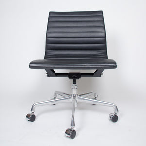 SOLD Eames Herman Miller Low Back Aluminum Group Chairs 2x