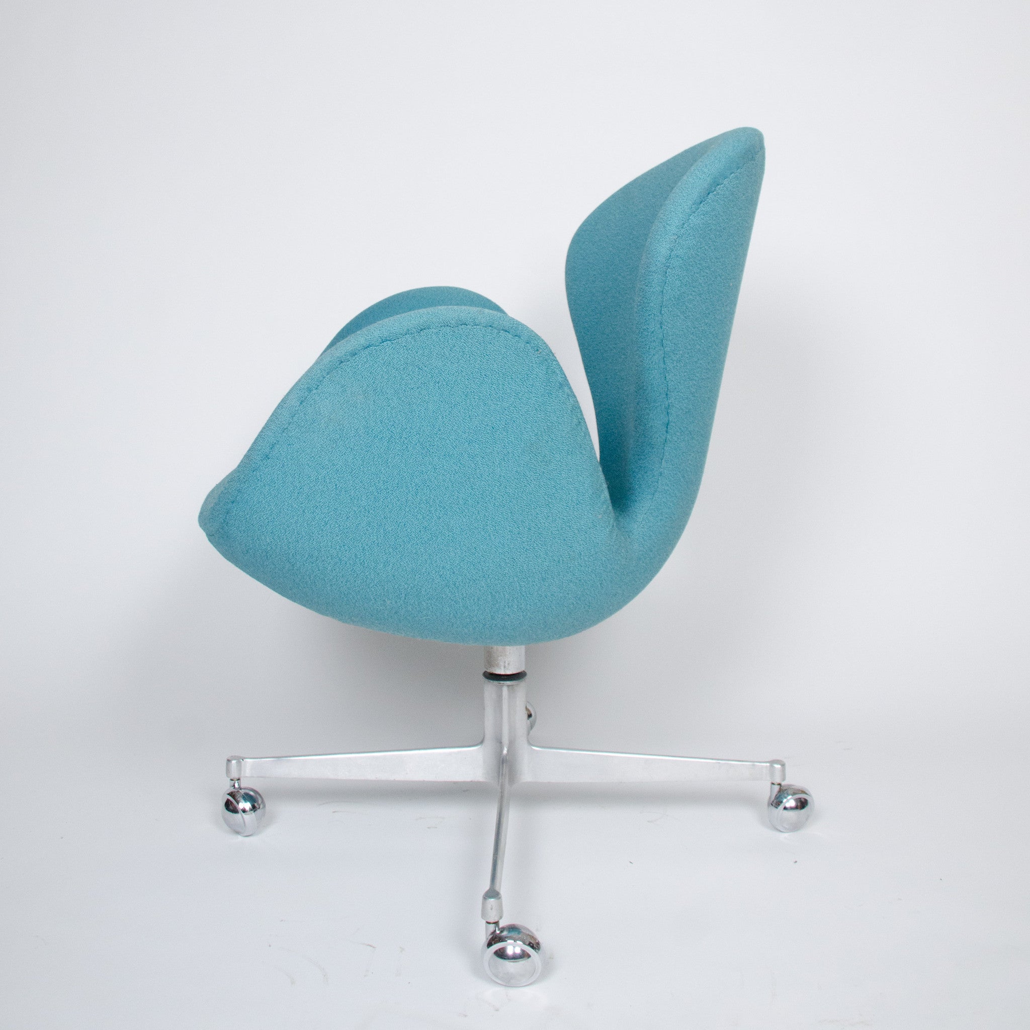 SOLD Arne Jacobsen for Fritz Hansen Denmark Swan Rolling Desk Chair