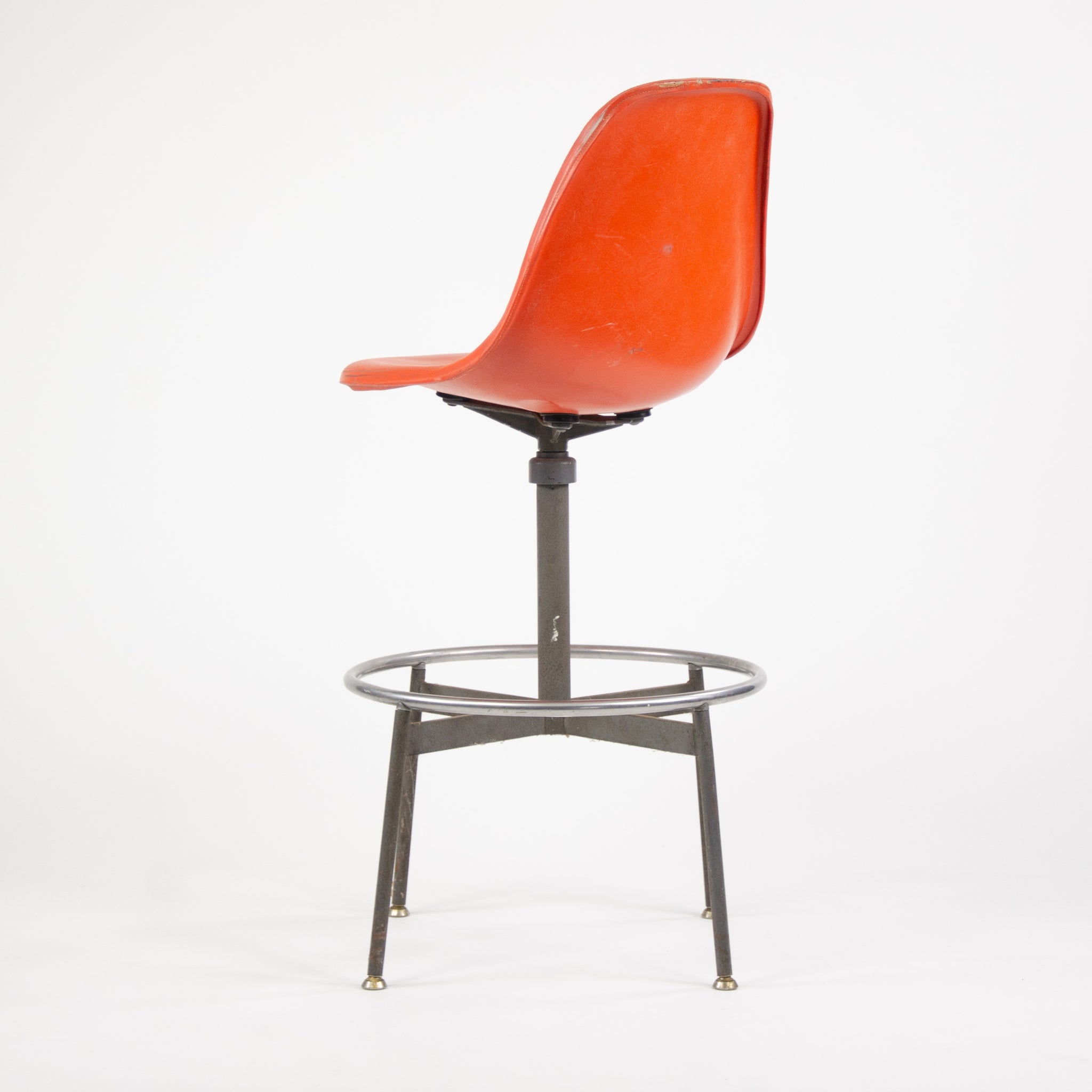 SOLD Herman Miller Eames Fiberglass Drafting Side Shell Chair Late 1950's