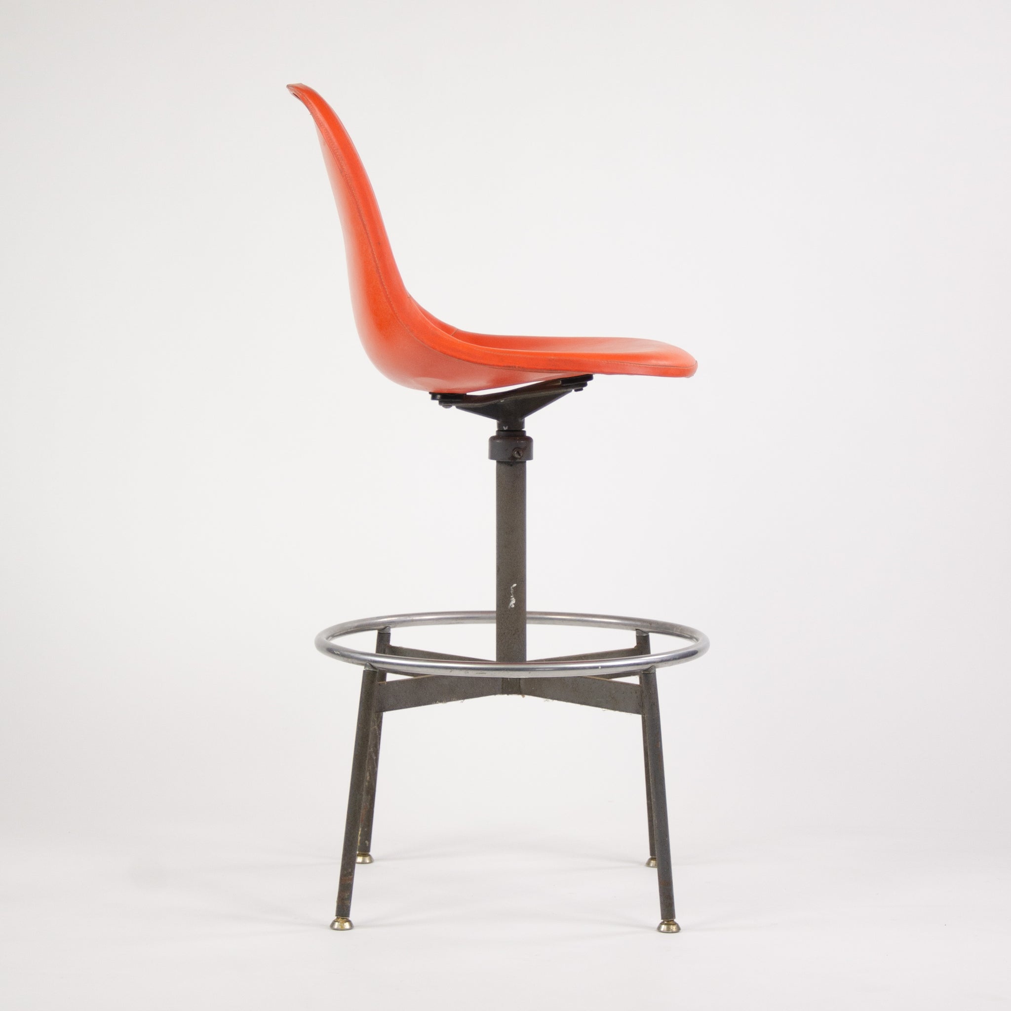 SOLD Herman Miller Eames Fiberglass Drafting Side Shell Chair Late 1950's