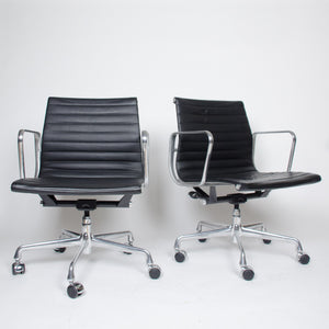 SOLD Eames Herman Miller Low Back Aluminum Group Chairs 2x