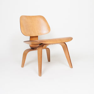 SOLD Eames Evans Herman Miller Early 1947 LCW Plywood Lounge Chair Original Ash 5-2-5