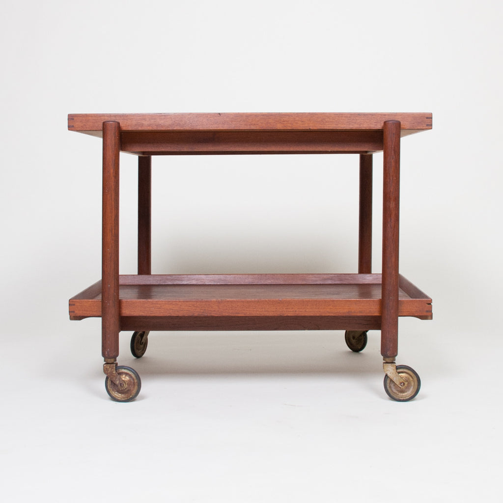 SOLD Bar Cart By Poul Hundevad Teak Danish Modern