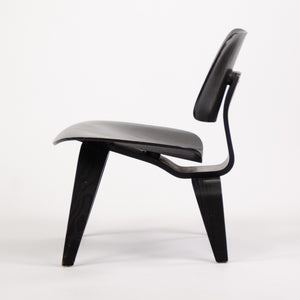 SOLD Eames Evans Herman Miller 1948 LCW Black Aniline Dye Lounge Chair