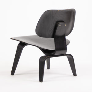 SOLD Eames Evans Herman Miller 1948 LCW Black Aniline Dye Lounge Chair