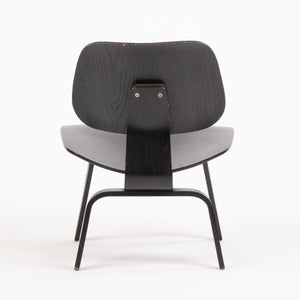 SOLD Eames Evans Herman Miller 1948 LCW Black Aniline Dye Lounge Chair