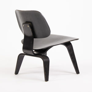 SOLD Eames Evans Herman Miller 1948 LCW Black Aniline Dye Lounge Chair