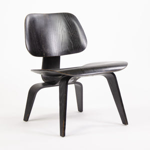 SOLD Eames Evans Herman Miller 1948 LCW Black Aniline Dye Lounge Chair