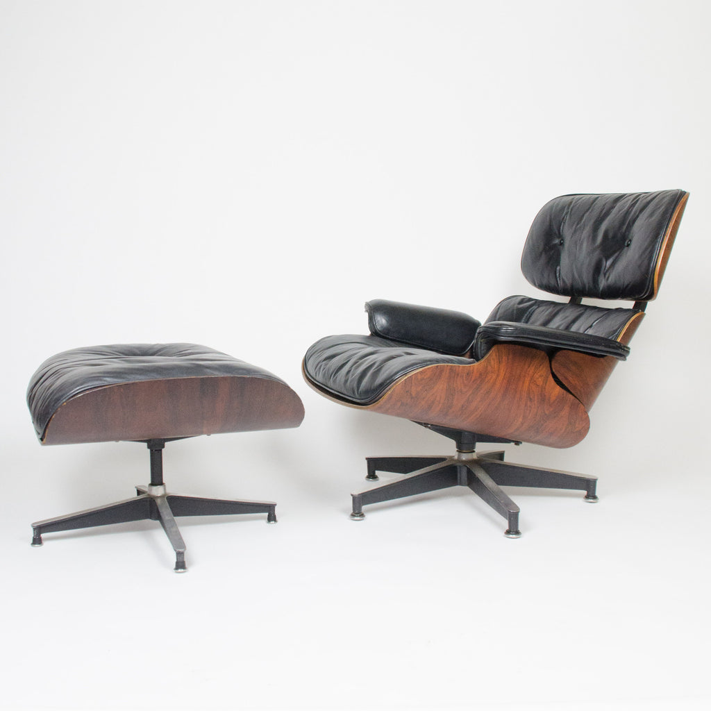 SOLD Holy Grail 1956 Herman Miller Eames Lounge Chair With Swivel Ottoman