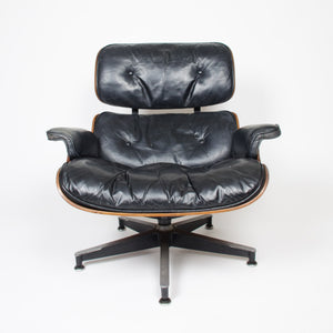 SOLD 1960's Herman Miller Eames Lounge Chair & Ottoman Rosewood 670 671