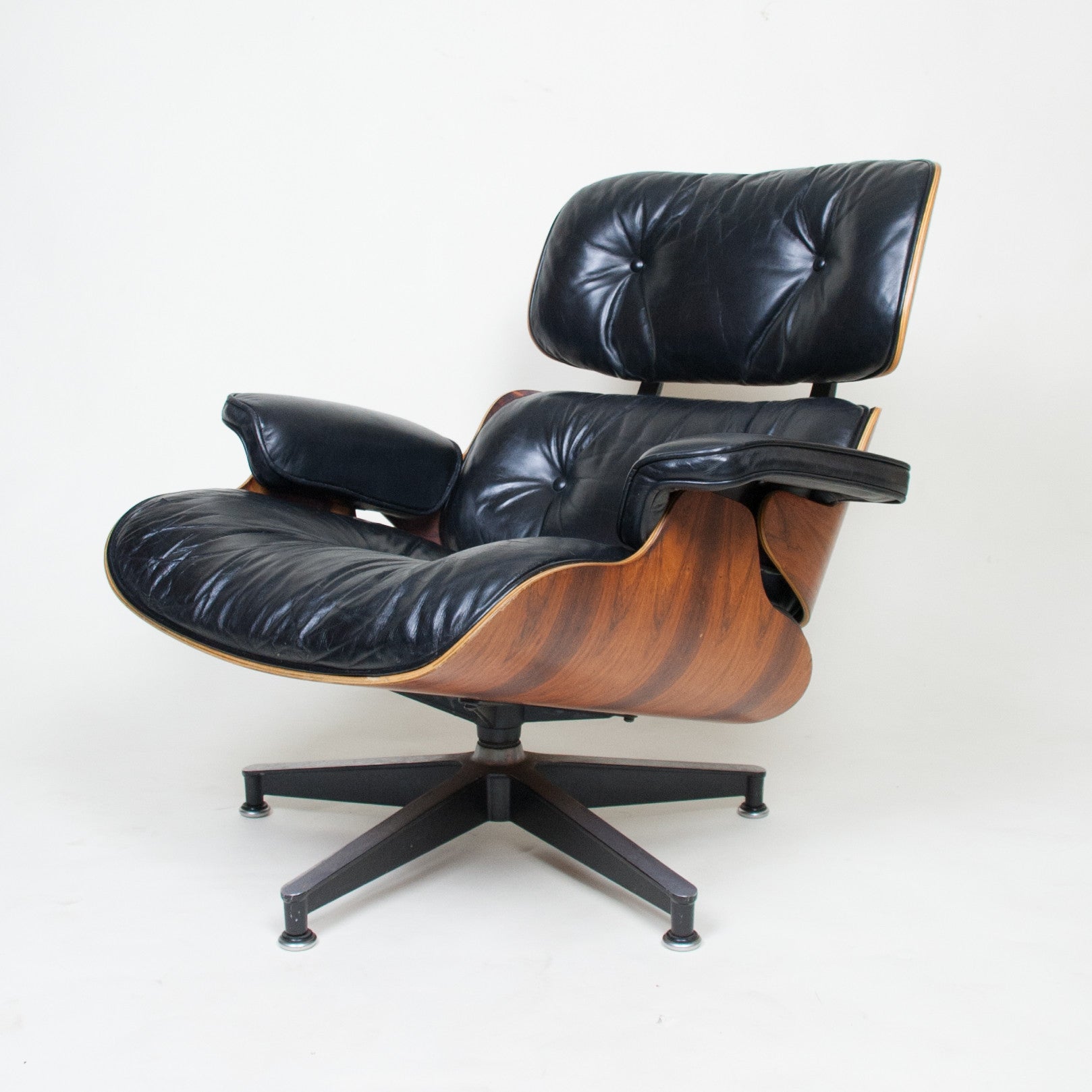 SOLD 1970's Herman Miller Eames Lounge Chair & Ottoman Rosewood 670 671