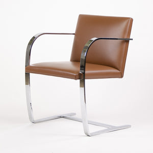 SOLD Knoll Mies Van Der Rohe Brno Chairs Brown Leather 3x Available