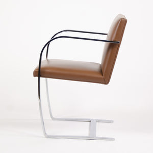 SOLD Knoll Mies Van Der Rohe Brno Chairs Brown Leather 3x Available