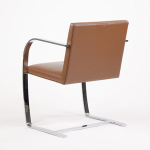 SOLD Knoll Mies Van Der Rohe Brno Chairs Brown Leather 3x Available