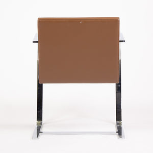 SOLD Knoll Mies Van Der Rohe Brno Chairs Brown Leather 3x Available