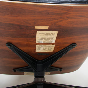 SOLD 1970's Herman Miller Eames Lounge Chair & Ottoman Rosewood 670 671