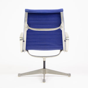 SOLD Blue Eames Herman Miller Aluminum Group Fabric Lounge Chairs Rare