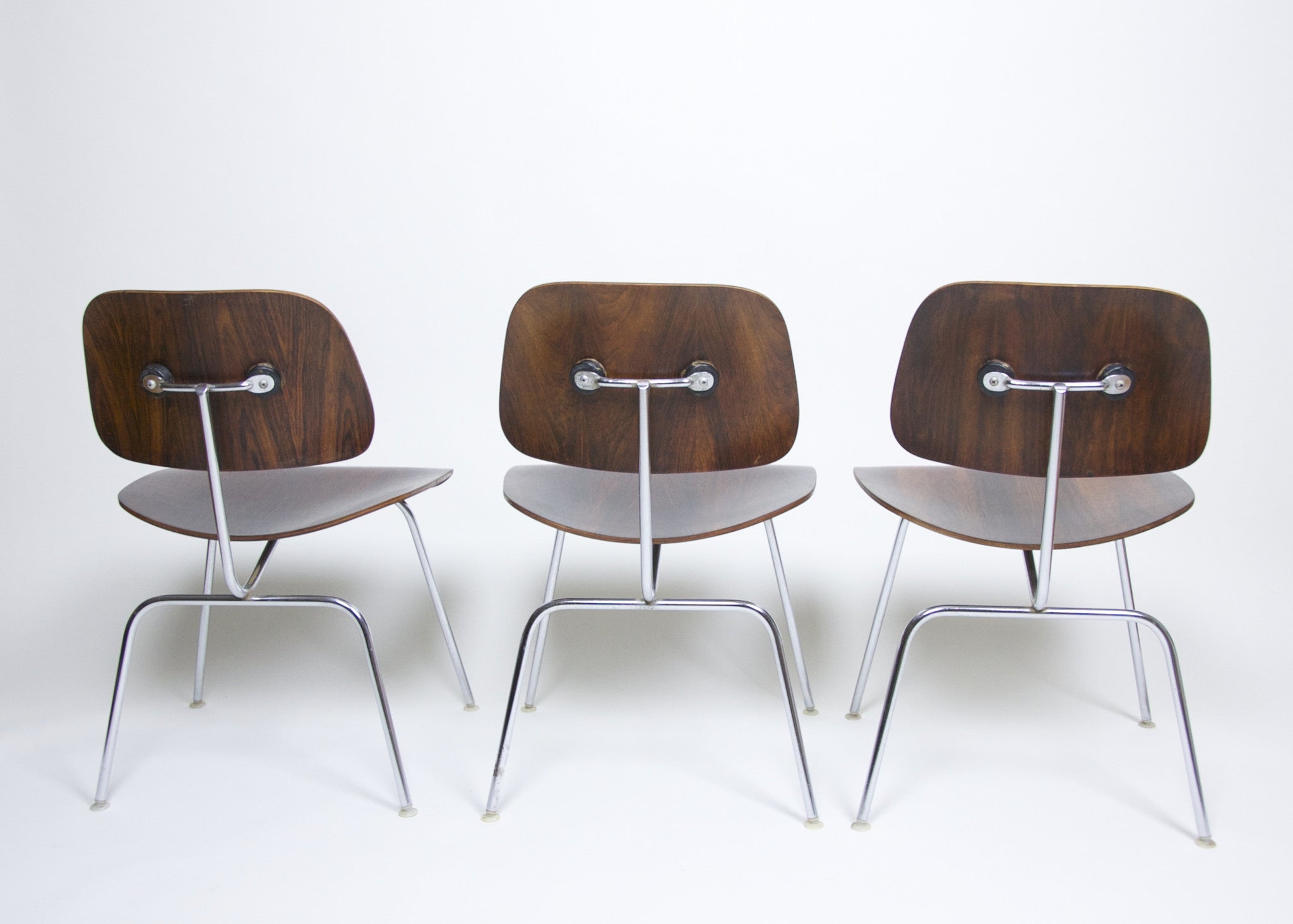 SOLD Eames Herman Miller Rosewood DCM's Dining Chairs Original Set Of Six