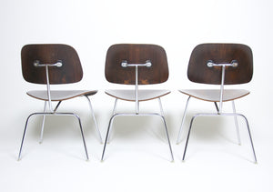 SOLD Eames Herman Miller Rosewood DCM's Dining Chairs Original Set Of Six