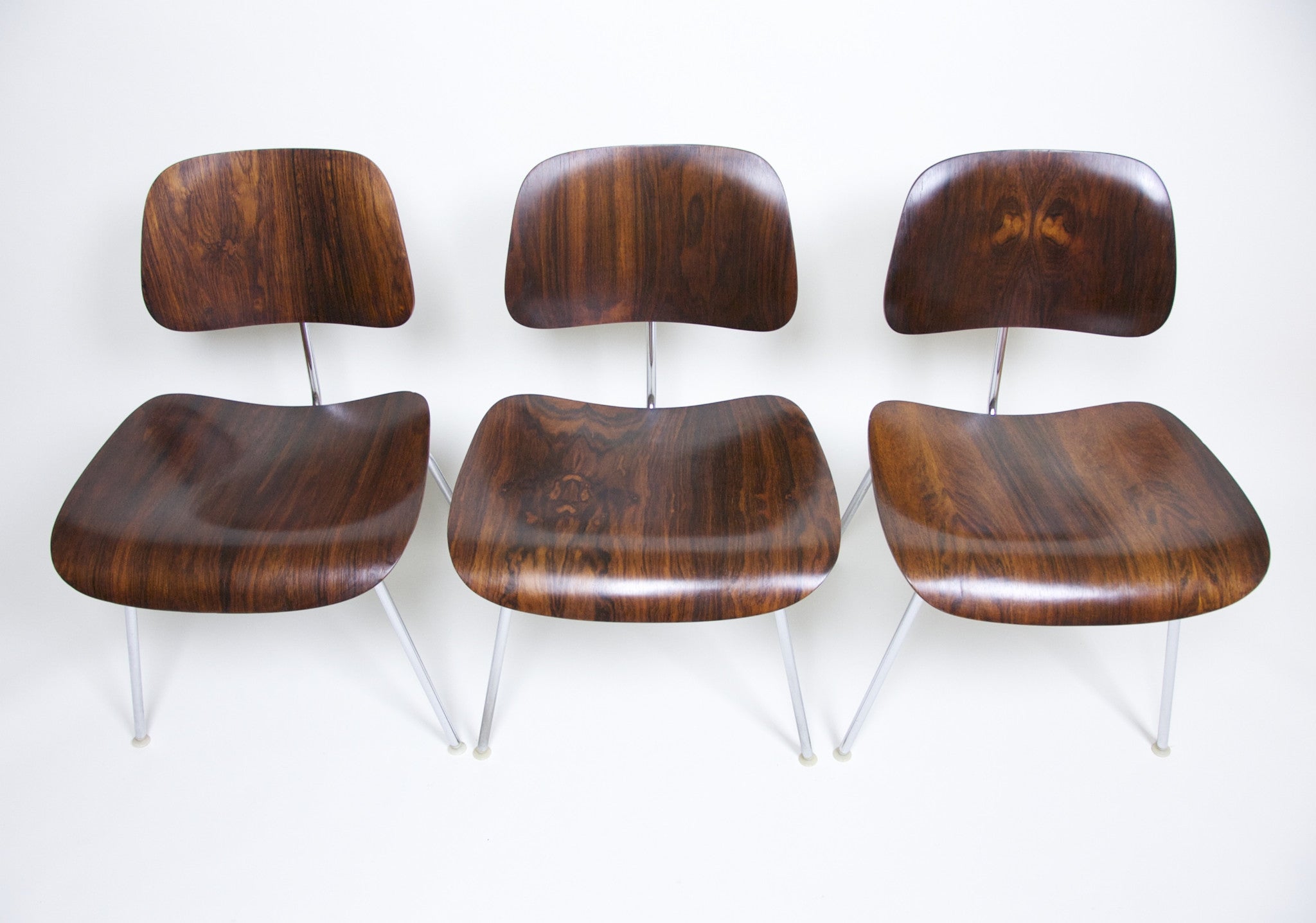 SOLD Eames Herman Miller Rosewood DCM's Dining Chairs Original Set Of Six