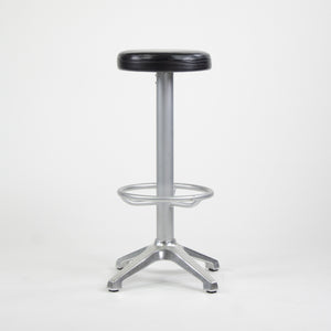 SOLD AMAT-3 Cooper Bar Counter Leather Stools Spain 4x Available