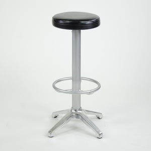 SOLD AMAT-3 Cooper Bar Counter Leather Stools Spain 4x Available