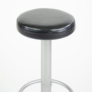 SOLD AMAT-3 Cooper Bar Counter Leather Stools Spain 4x Available