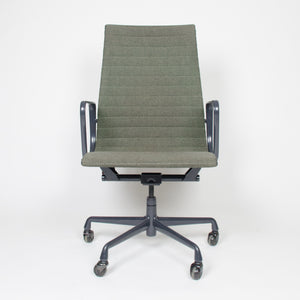 SOLD Eames Herman Miller Fabric High Executive Aluminum Group Desk Chairs