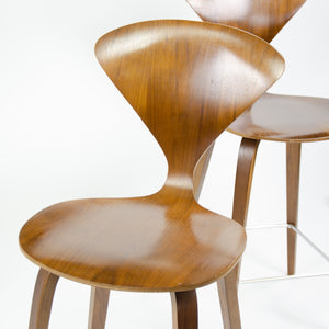 SOLD Cherner Walnut Barstools Norman Cherner Chair Company