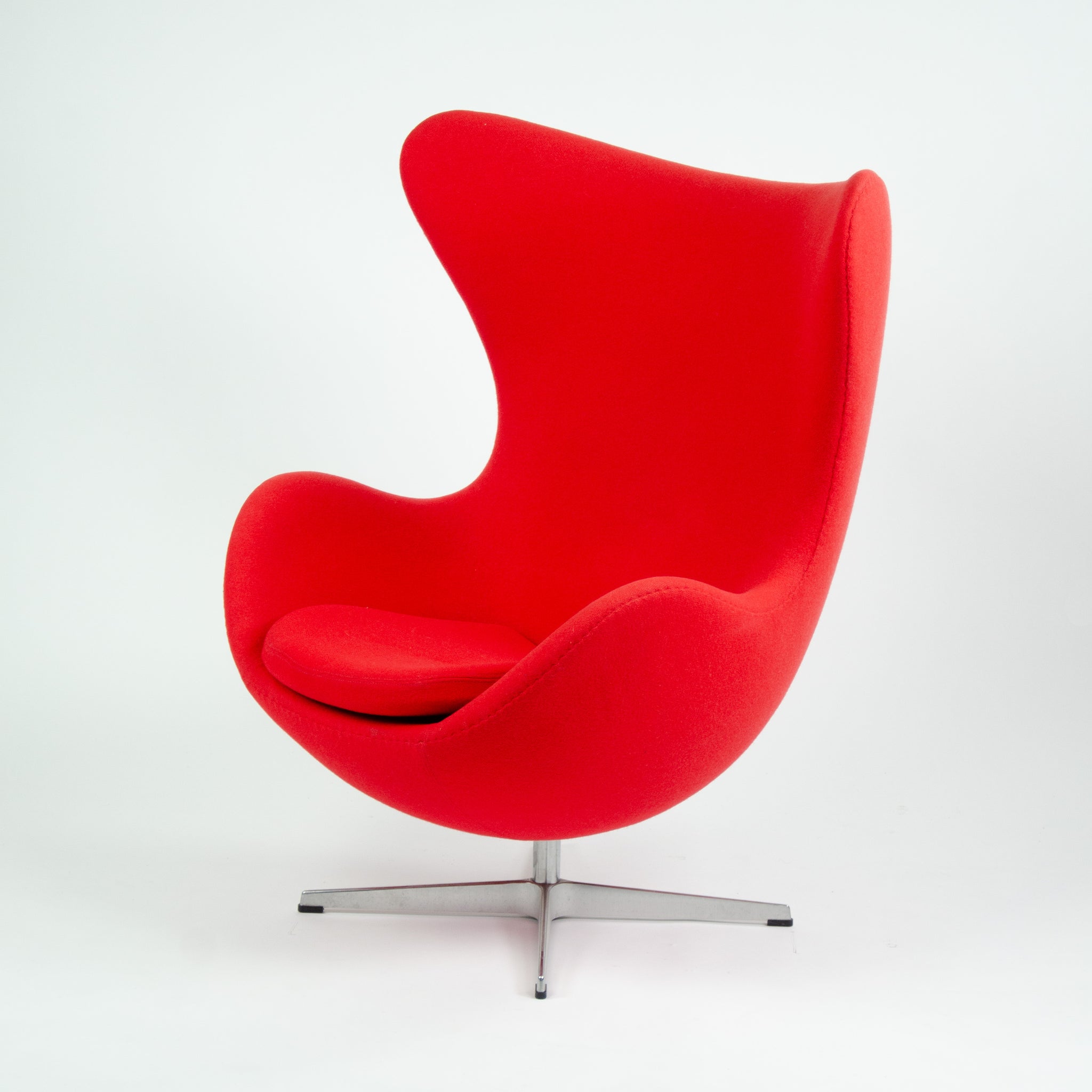 SOLD Arne Jacobsen Egg Chairs for Fritz Hansen Original Fabric Denmark