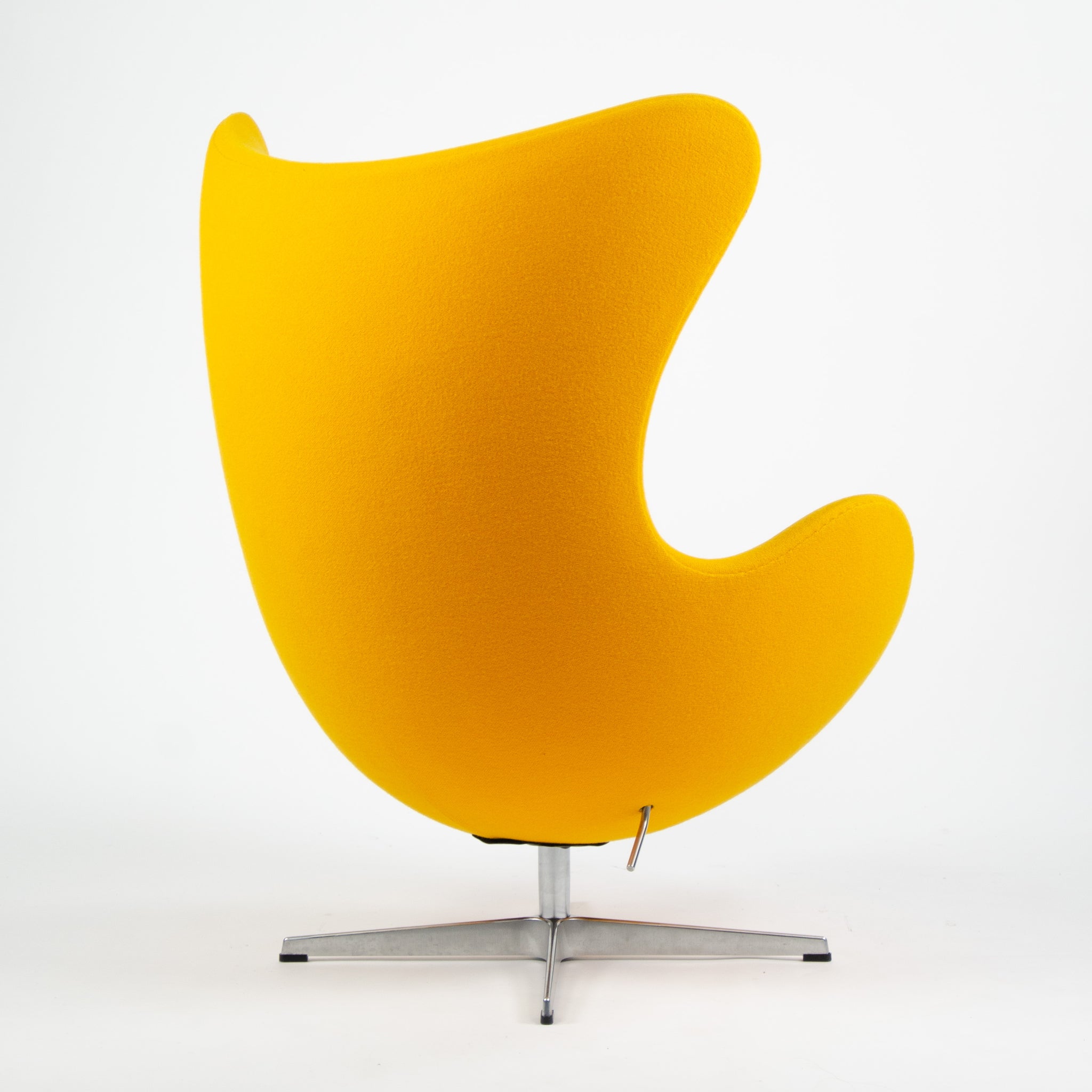 SOLD 2003 Egg Chair by Arne Jacobsen for Fritz Hansen Original Fabric Denmark Yellow