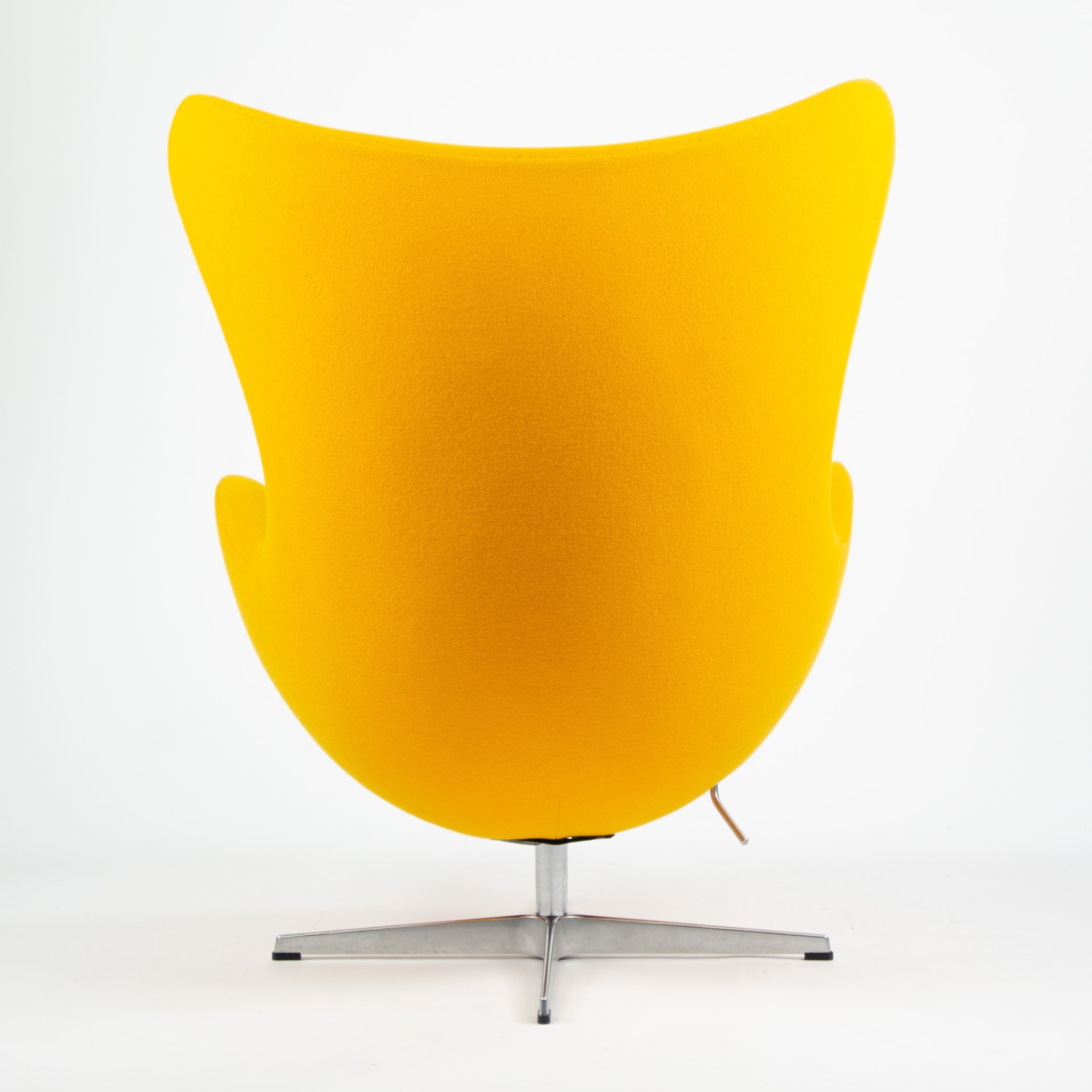 SOLD 2003 Egg Chair by Arne Jacobsen for Fritz Hansen Original Fabric Denmark Yellow