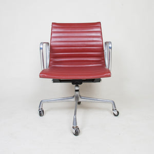 SOLD Herman Miller Eames Red Low Back Executive Aluminum Group Desk Chair #2