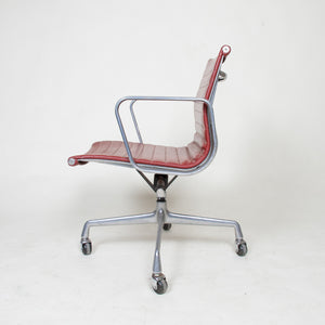 SOLD Herman Miller Eames Red Low Back Executive Aluminum Group Desk Chair #2