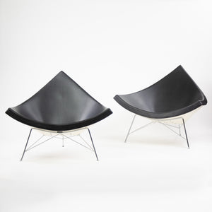SOLD 2003 Vitra Herman Miller George Nelson Coconut Chair Black Leather MINT 2x Available
