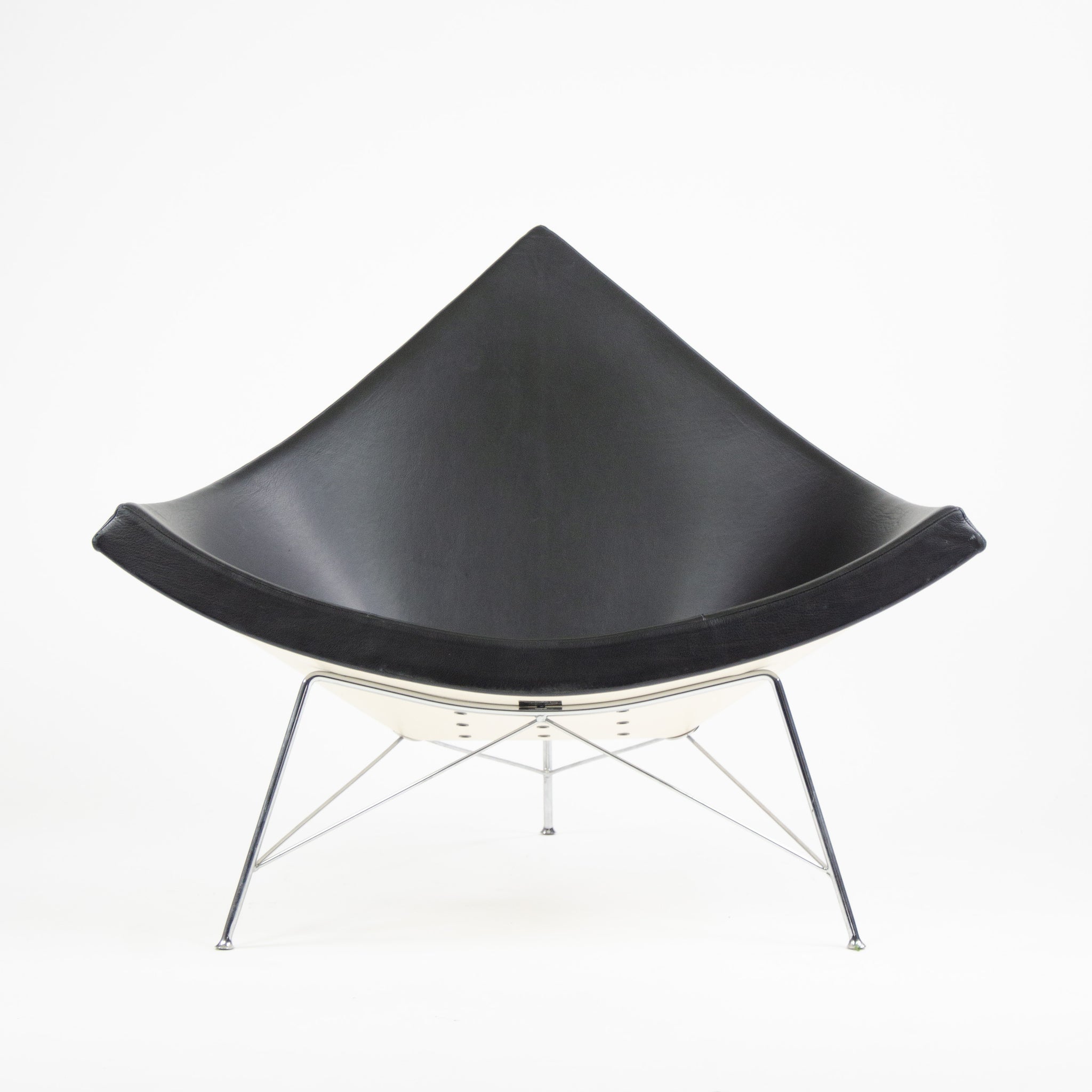 SOLD 2003 Vitra Herman Miller George Nelson Coconut Chair Black Leather MINT 2x Available