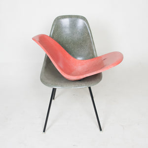 SOLD Herman Miller Eames Forest Green Fiberglass Side Shell Chair