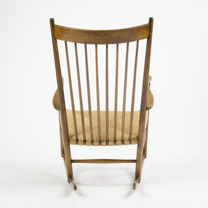 SOLD Hans Wegner J16 Rocking Chair Mobler FDB Denmark Kvist 1960's