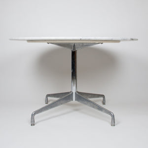 SOLD Herman Miller Eames Marble Aluminum Group Dining Conference Table