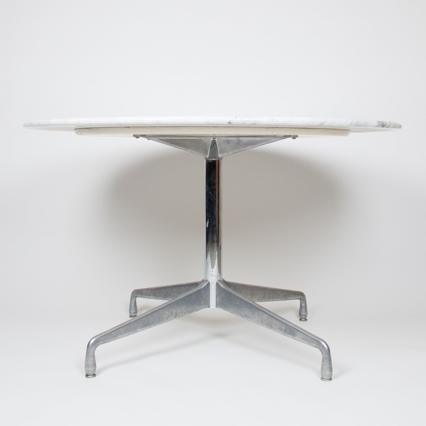 SOLD Herman Miller Eames Marble Aluminum Group Dining Conference Table