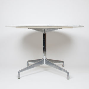 SOLD Herman Miller Eames Marble Aluminum Group Dining Conference Table