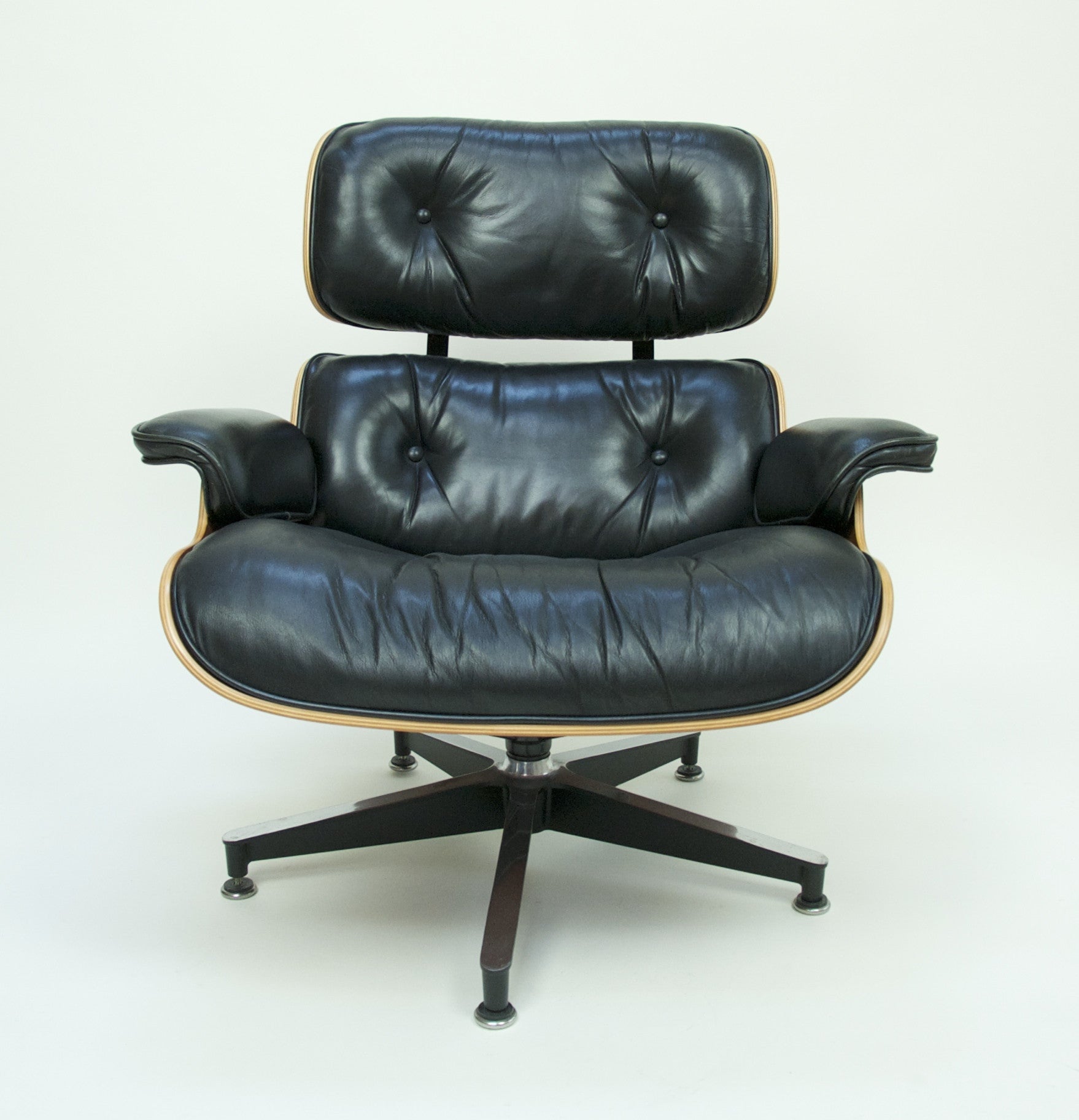 SOLD Herman Miller Eames Lounge Chair and Ottoman Cherry